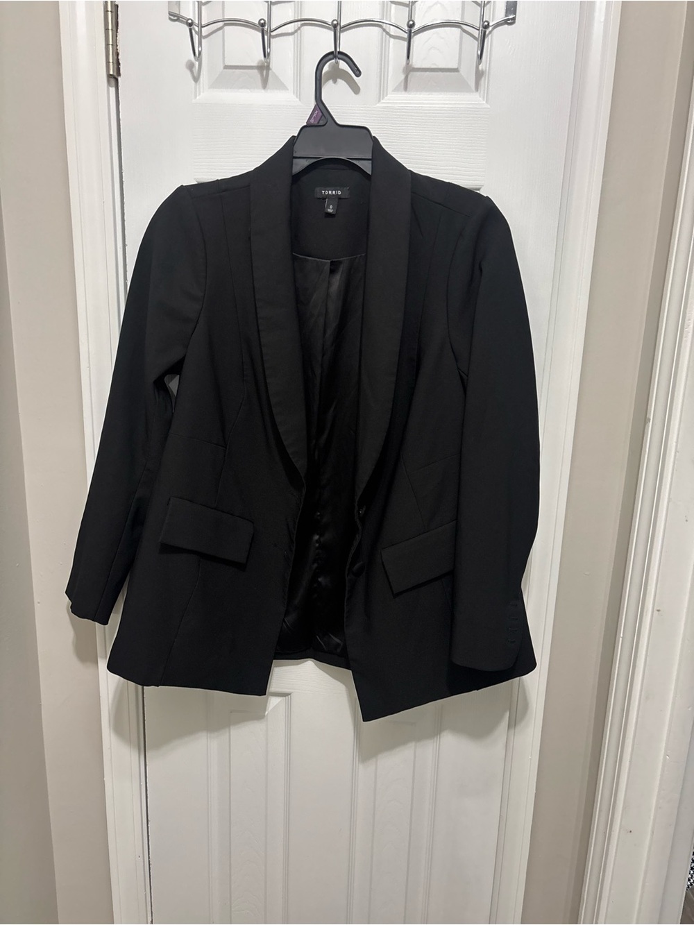 torrid Black Shawl Collar Blazer